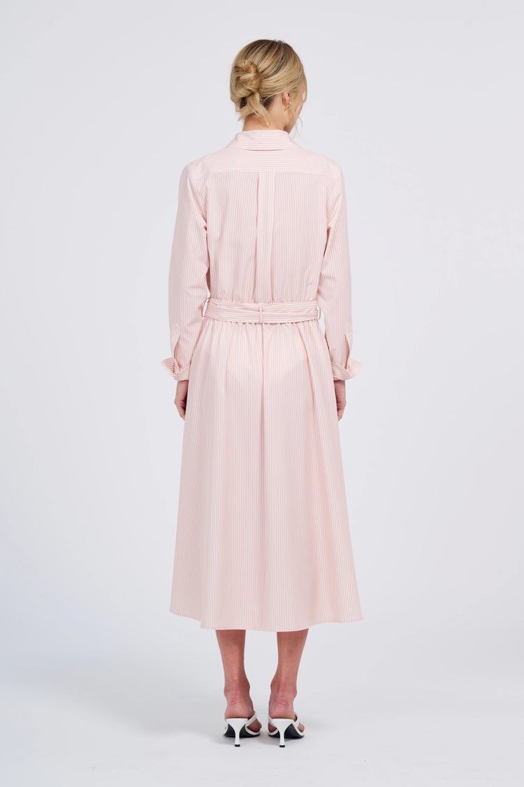 Belted Midi Shirt Dress (UPF 50+)