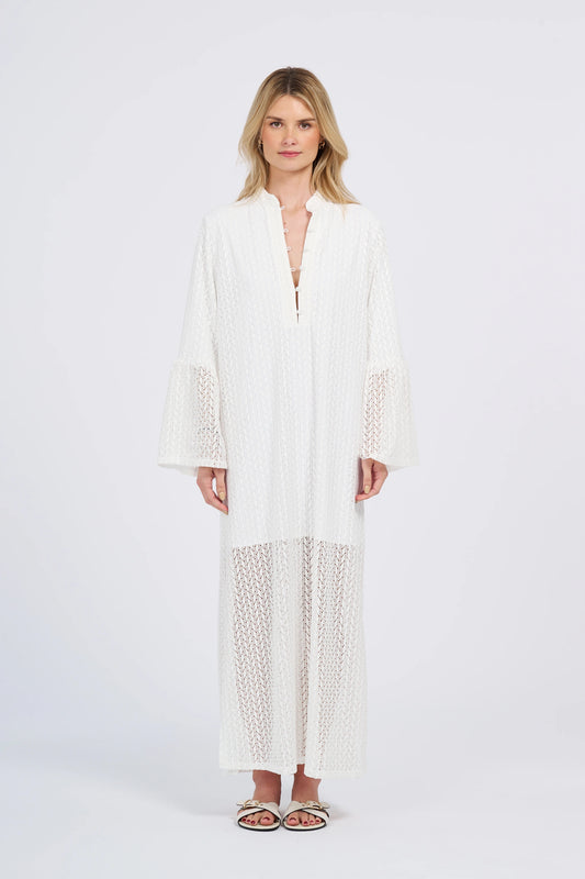 Maxi Lace Caftan Dress (UPF 50+)