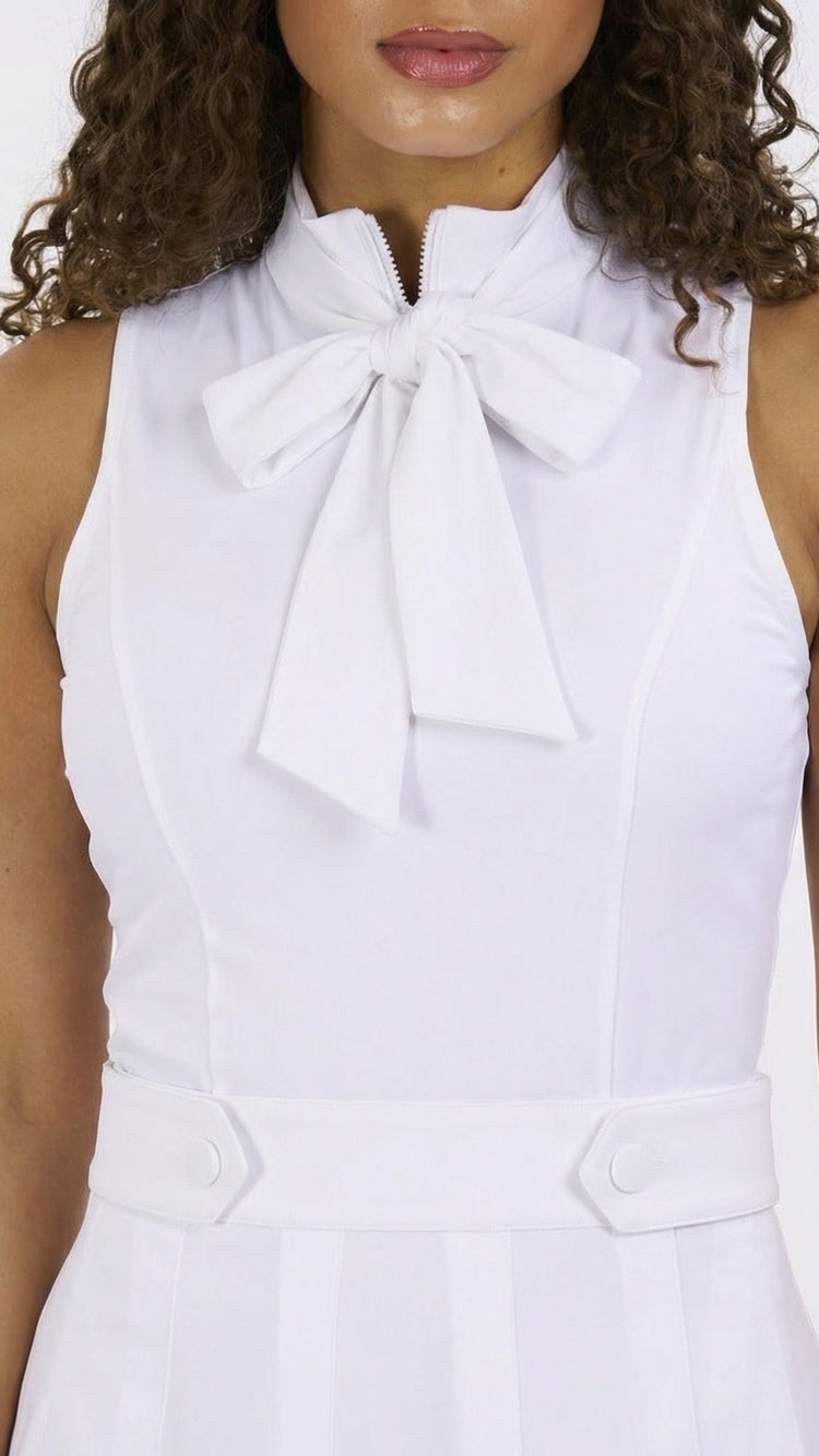 Sleeveless Pleated Performance Dress UPF 50+