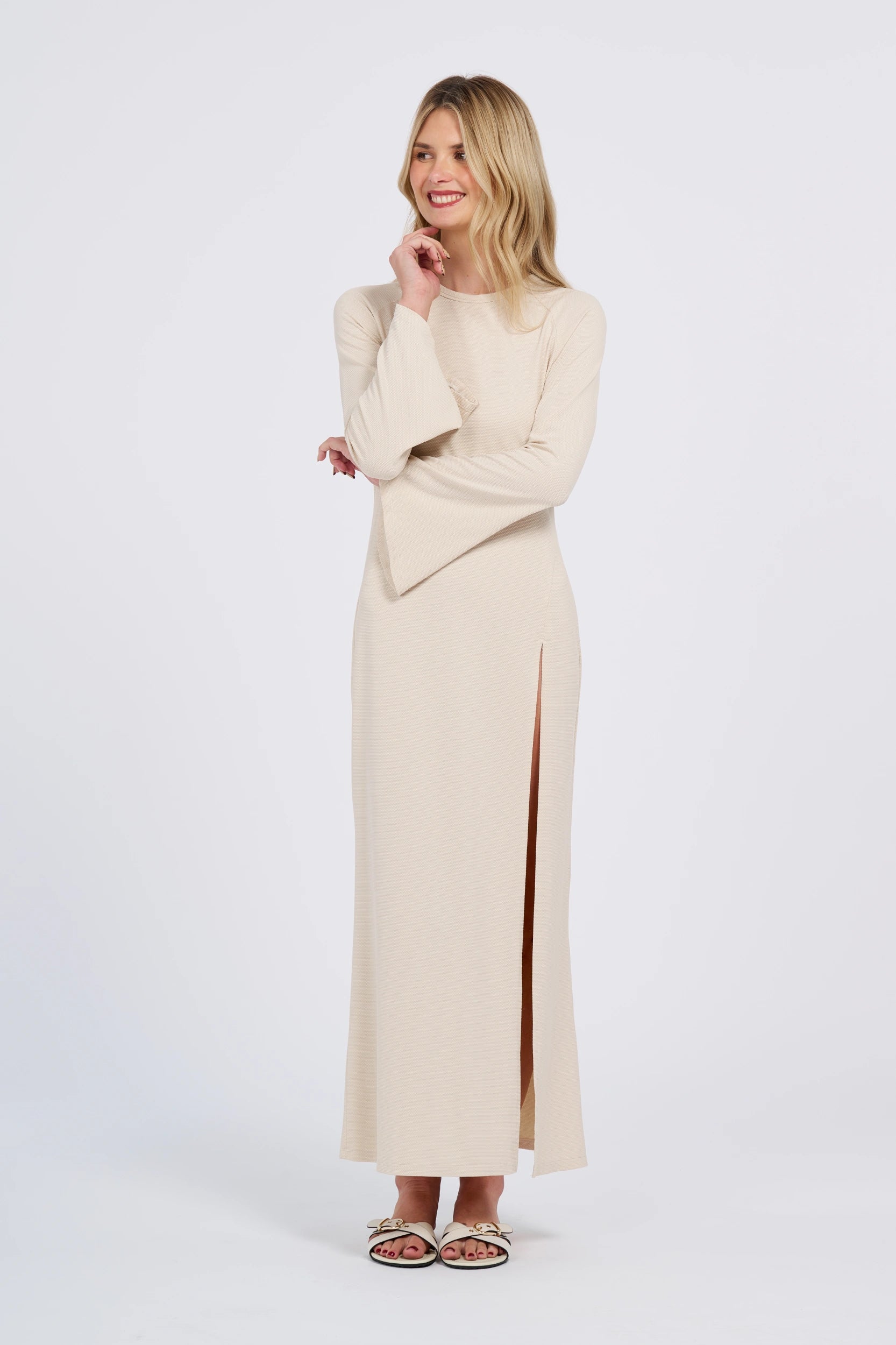 Long Sleeve Maxi Dress (UPF 50+) - NINI Long Sleeve Maxi Dress (UPF 50+) - NINI