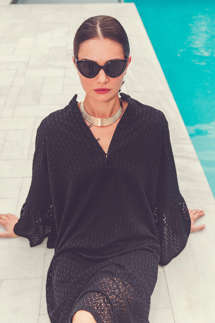 Maxi Lace Caftan Dress (UPF 50+)