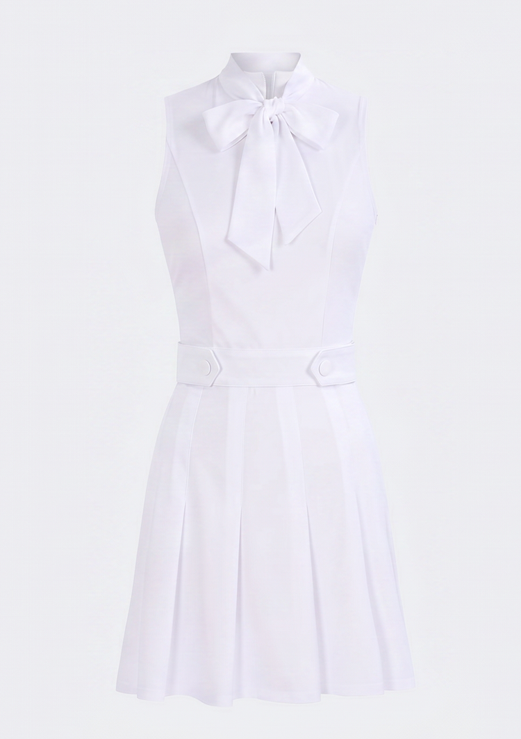 Sleeveless Pleated Performance Dress UPF 50+