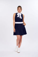 Sleeveless Pleated Performance Dress UPF 50+